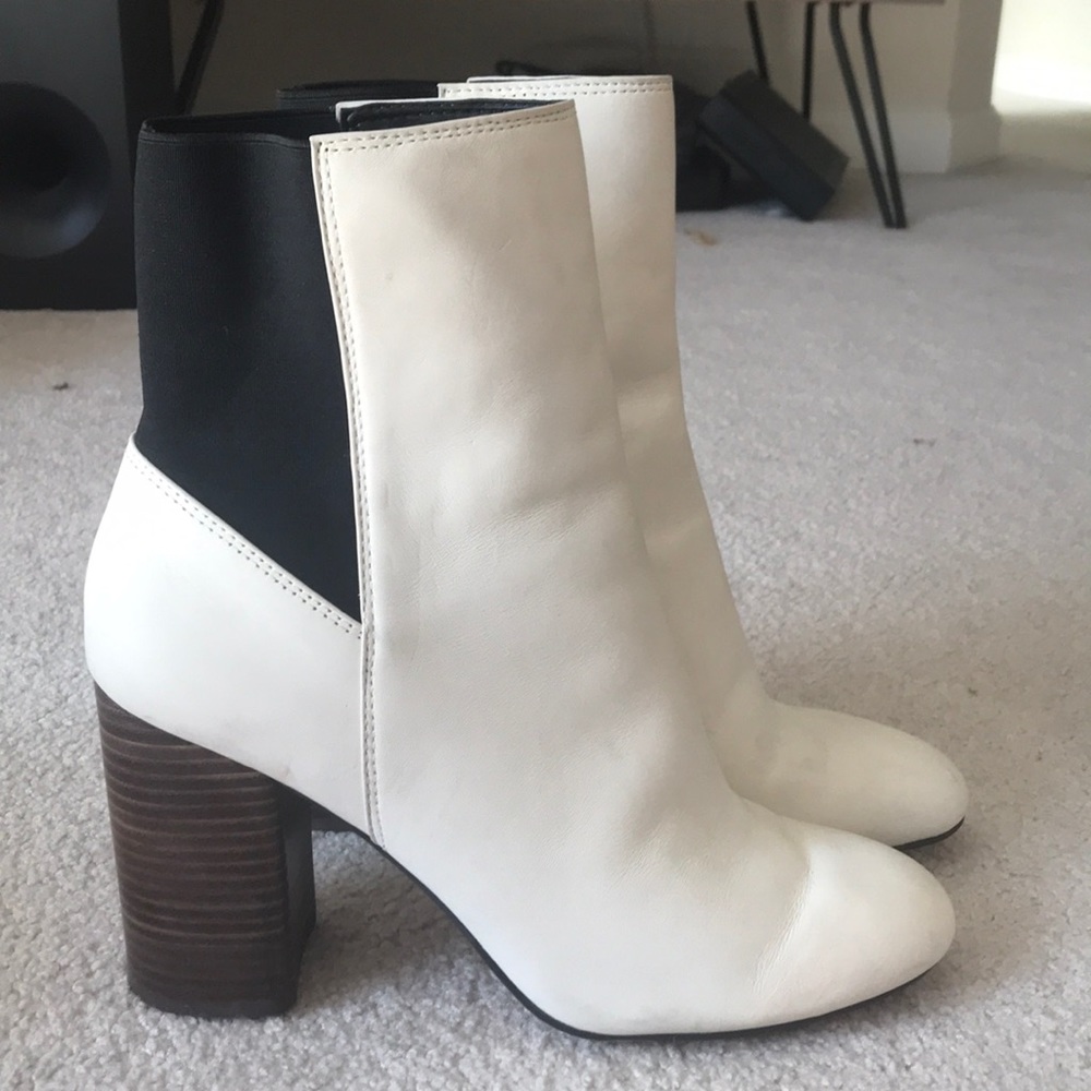 Dolce Vita Romana White Booties